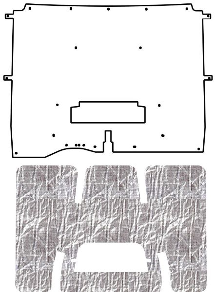 Picture of 1982-1992 Camaro F-Body QuietRide Solutions AcoustiHood Cover Kit with HeatShield Insulation