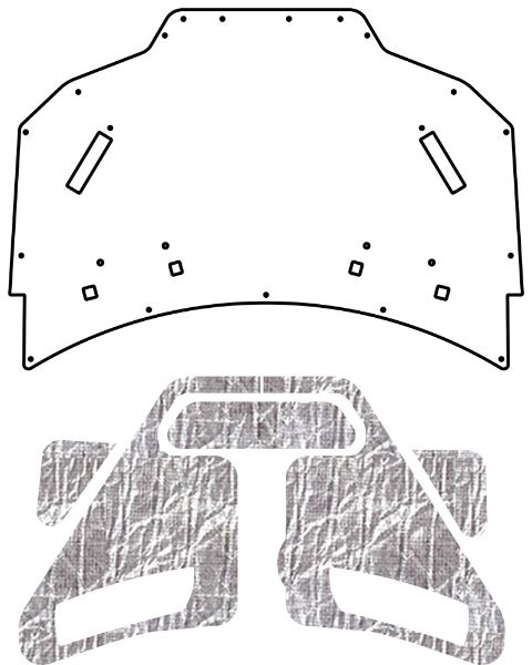 Picture of 1993-1997 Camaro F-Body AcoustiHood Under-Hood Insulation & Sound Barrier Kit