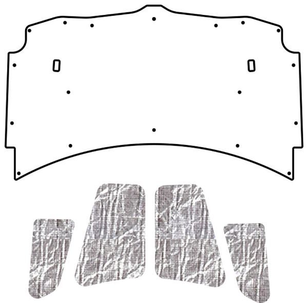 Picture of 1993-97 Pontiac F-Body AcoustiHood Cover Kit by QuietRide Solutions with HeatShield Insulation Panels