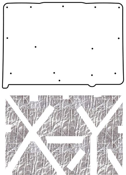 Picture of 1981-87 Oldsmobile G-Body QuietRide AcoustiHood Cover Kit with HeatShield Insulation Panels