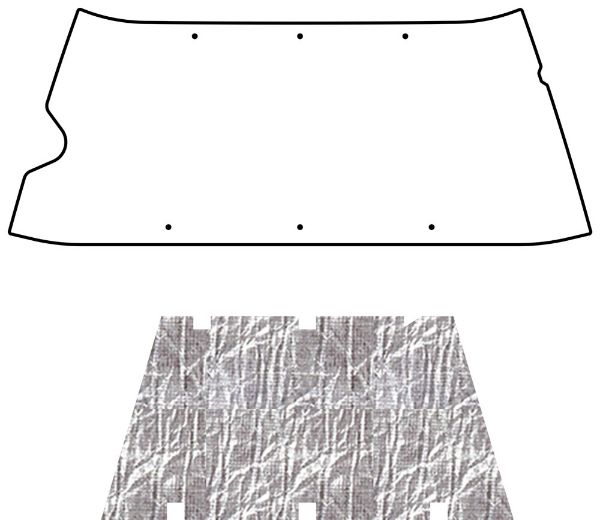 Picture of 1955-71 Jeep /6 QuietRide AcoustiHood Under Hood Cover Kit