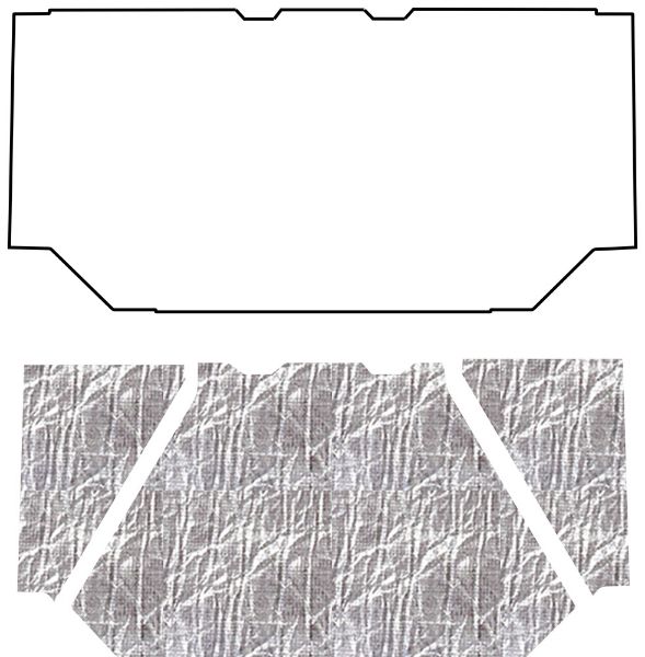 Picture of 1962-1988 Jeep Gladiator AcoustiHood Under-Hood Insulation and Sound Barrier Kit