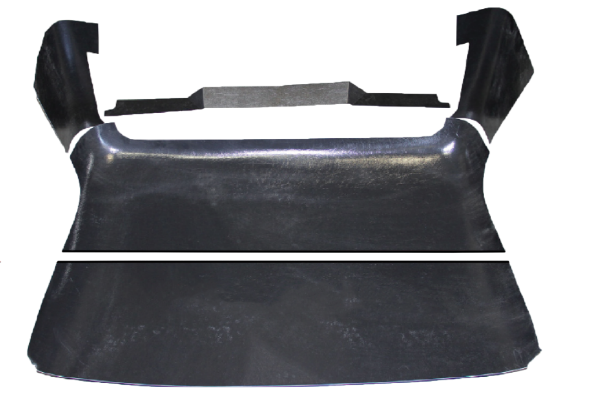 Picture of 1966-73 Jeepster Commando QuietRide AcoustiTrunk Molded Headliner and Quarter Panels Set