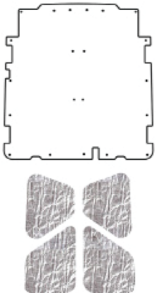 Picture of 1966-1969 Lincoln Continental AcoustiHood Under-Hood Insulation and Sound Barrier Kit