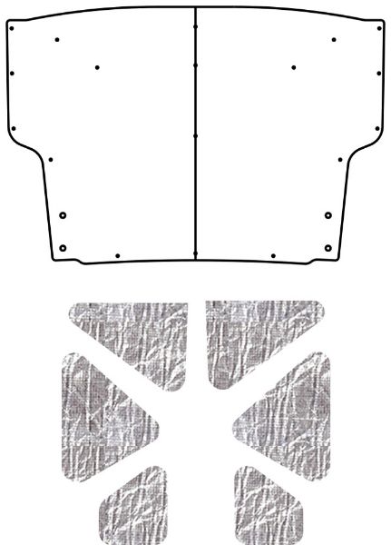 Picture of 1966-1969 Lincoln Continental QuietRide AcoustiTrunk Sound & Heat Barrier Kit