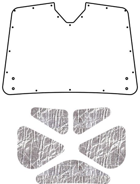 Picture of 1955-1956 Mercury AcoustiTrunk Compartment Sound & Heat Barrier Kit by QuietRide Solutions