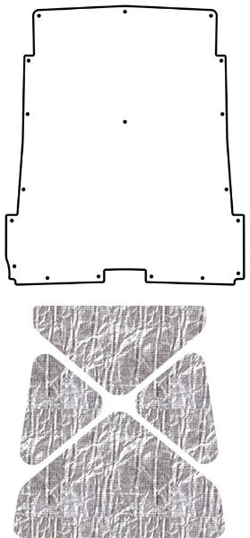 Picture of 1959 Mercury AcoustiHood Under-Hood Insulation & Sound Barrier Kit