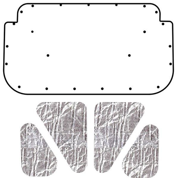 Picture of 1966 Plymouth Barracuda AcoustiHood Cover Kit by QuietRide Solutions with HeatShield Insulation Panels