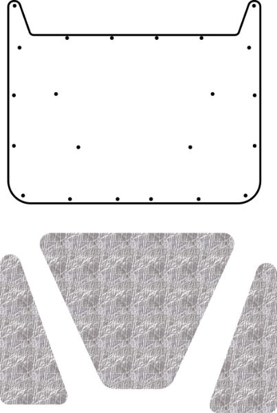 Picture of 1965 Dodge Coronet QuietRide AcoustiHood Under-Hood Insulation and Sound Barrier Kit