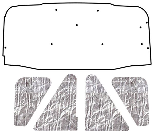 Picture of 2005-2010 Chrysler 300 QuietRide AcoustiHood Under-Hood Insulation & Sound Barrier Kit