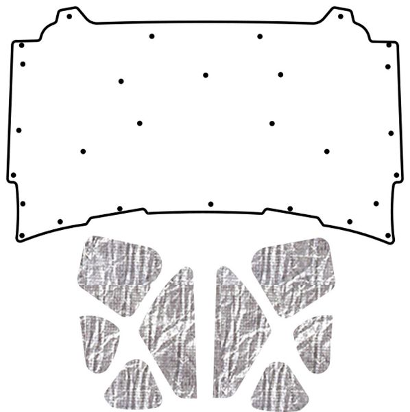Picture of 2006-2010 Dodge Charger QuietRide AcoustiHood Under-Hood Insulation and Sound Barrier Kit