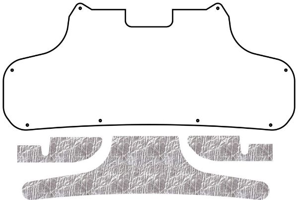 Picture of 2010-2012 Ford Mustang AcoustiHood Under-Hood Insulation & Sound Barrier Kit