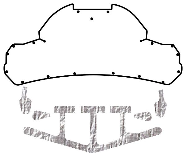 Picture of 1999-2004 SVT Cobra QuietRide AcoustiTrunk Sound & Heat Barrier Kit