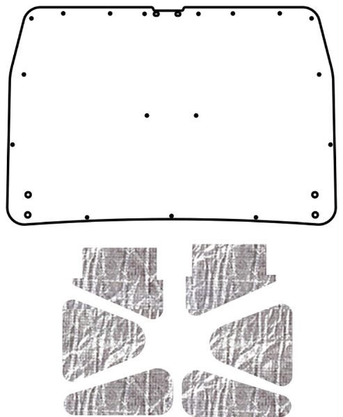 Picture of 1962-1965 Chevy Nova QuietRide Solutions AcoustiTrunk Sound & Heat Barrier Kit