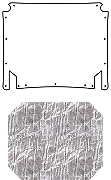 Picture of 1971-73 Ford Pinto QuietRide Solutions AcoustiHood Under Hood Cover Kit