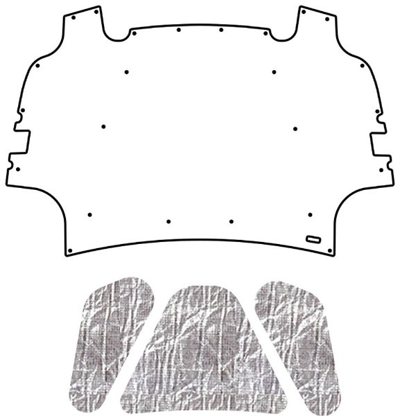 Picture of 2009-2018 Ram Truck 1500 QuietRide AcoustiHood Under Hood Cover Kit