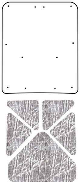 Picture of 1966 Ford Thunderbird QuietRide AcoustiHood Under Hood Cover Kit with Heatshield Panels and Installation Accessories