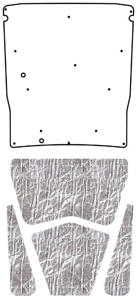 Picture of 1970-1971 Ford Torino AcoustiHood Under-Hood Insulation & Sound Barrier Kit