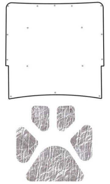 Picture of 1967-1969 Camaro F-Body QuietRide Solutions AcoustiHood Cover Kit with Heatshield Panels and Installation Accessories