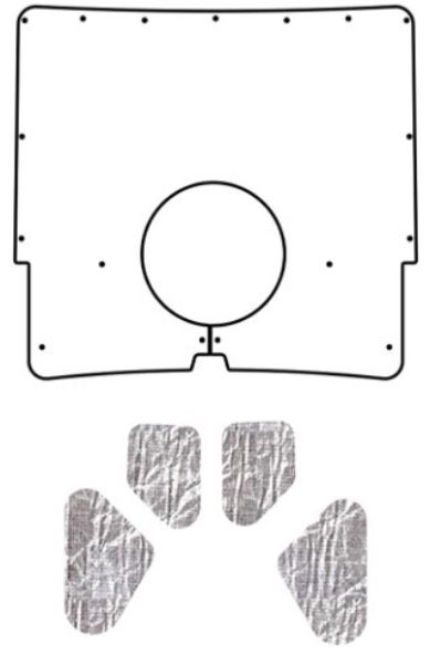 Picture of 1967-1969 Camaro AcoustiHood Under-Hood Insulation Sound Barrier Kit