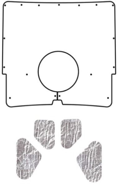 Picture of 1967-1969 Camaro AcoustiHood Under-Hood Insulation & Sound Barrier Kit by QuietRide Solutions