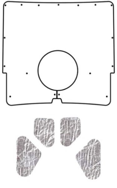 Picture of 1967-1969 Camaro AcoustiHood Under-Hood Insulation & Sound Barrier Kit by QuietRide Solutions