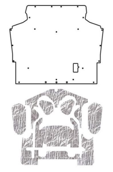 Picture of 1975-81 Camaro F-Body QuietRide AcoustiHood Under Hood Cover Kit