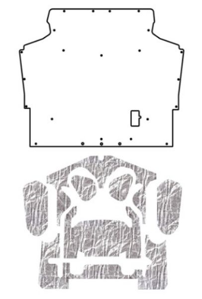 Picture of 1975-1981 Camaro F-Body QuietRide AcoustiHood Under Hood Cover Kit