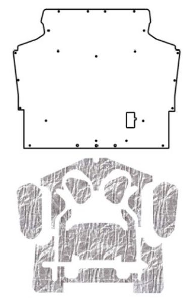 Picture of 1975-1981 Camaro AcoustiHood Under Hood Cover Kit by QuietRide Solutions