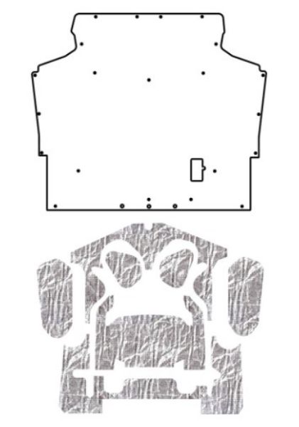 Picture of 1975-1981 Camaro F-Body AcoustiHood Under-Hood Insulation & Sound Barrier Kit by QuietRide Solutions