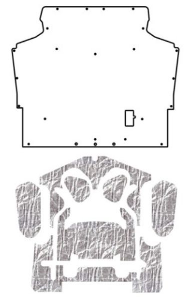 Picture of 1975-1981 Camaro F-Body AcoustiHood Under Hood Cover Kit by QuietRide Solutions