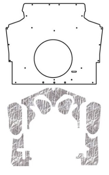 Picture of 1975-1981 Camaro F-Body QuietRide Solutions AcoustiHood Induction Under Hood Cover Kit