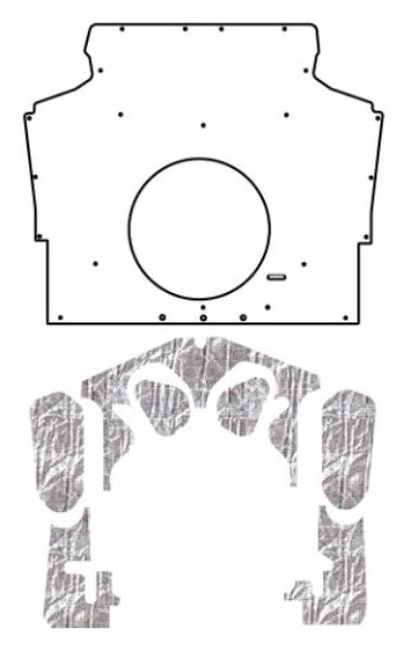 Picture of 1975-81 Camaro AcoustiHood Induction Under Hood Cover Kit by QuietRide Solutions
