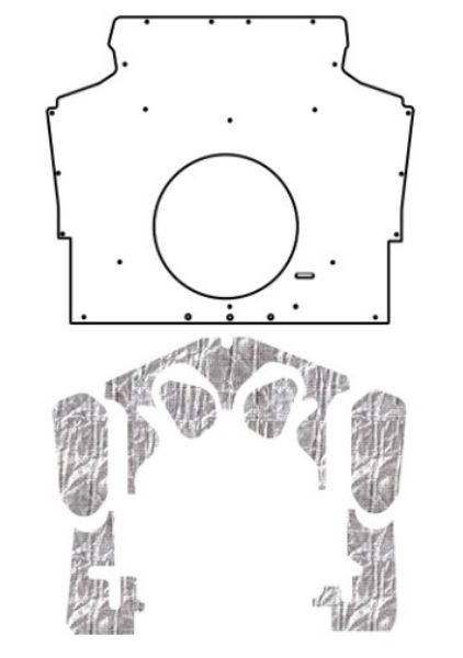 Picture of 1975-81 Camaro F-Body AcoustiHood Induction Under Hood Cover Kit by QuietRide Solutions