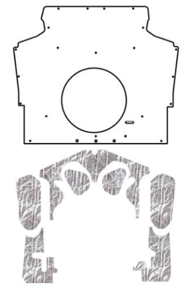 Picture of 1975-1981 Camaro F-Body AcoustiHood Induction Hood Cover Kit by QuietRide Solutions