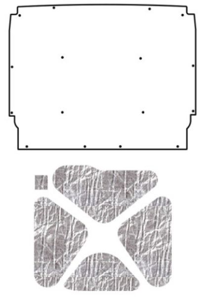 Picture of 1962-65 Nova QuietRide Solutions AcoustiHood Under Hood Cover Kit with Heatshield Panels