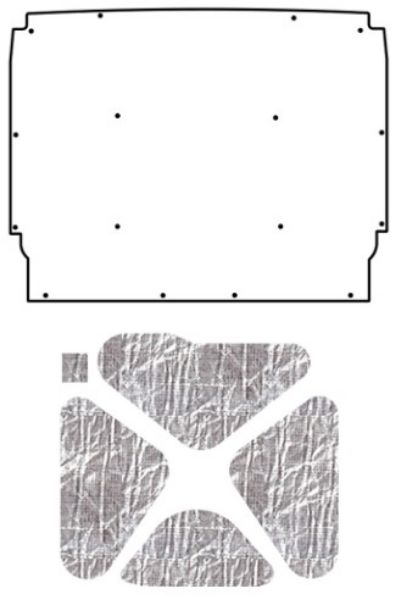 Picture of 1962-65 Nova QuietRide Solutions AcoustiHood Under Hood Cover Kit