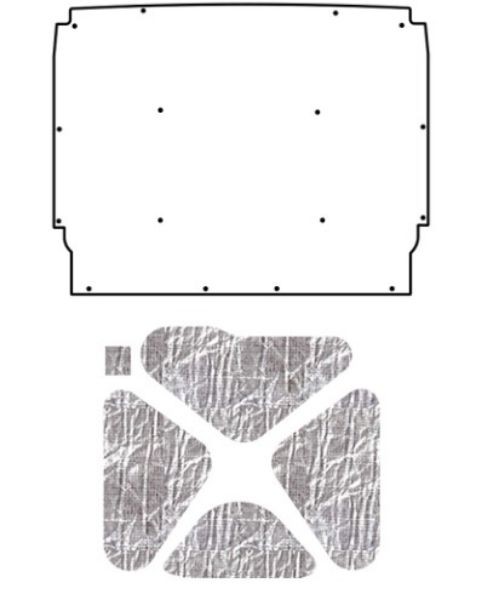 Picture of 1962-65 Chevy Nova QuietRide AcoustiHood Under Hood Cover Kit