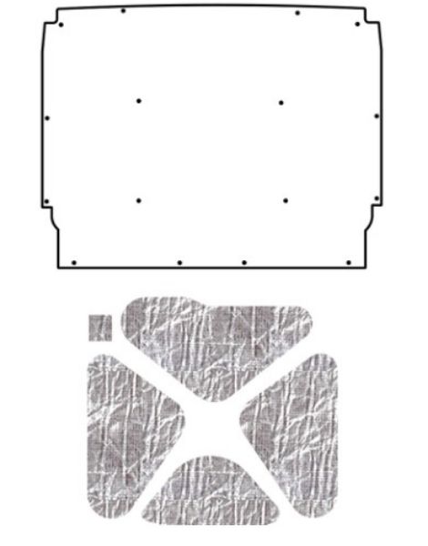 Picture of 1962-65 Chevy Nova AcoustiHood Under Hood Cover Kit by QuietRide Solutions