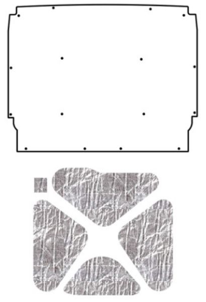 Picture of 1962-1965 Chevrolet Nova AcoustiHood Under-Hood Insulation & Sound Barrier Kit