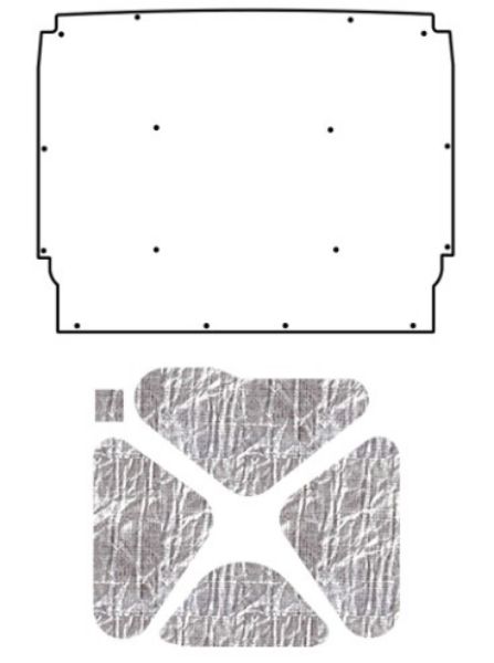 Picture of 1962-1965 Chevy Nova AcoustiHood Insulation & Sound Barrier Kit by QuietRide Solutions