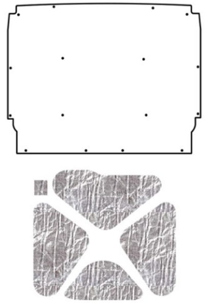 Picture of 1962-65 Nova QuietRide AcoustiHood Cover Kit with Heatshield Panels and Installation Accessories