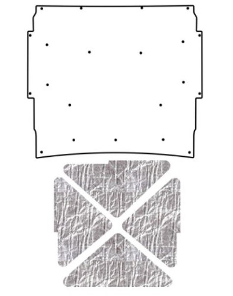 Picture of 1966-67 Chevy Nova AcoustiHood Under-Hood Insulation and Sound Barrier Kit by QuietRide Solutions