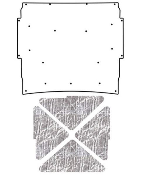 Picture of 1966-67 Chevy Nova QuietRide Solutions AcoustiHood Under Hood Cover Kit