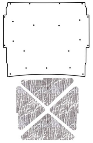 Picture of 1966-67 Nova QuietRide Solutions AcoustiHood Under Hood Cover Kit with Heatshield Panels