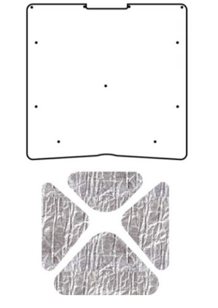 Picture of 1968-72 Nova QuietRide Solutions AcoustiHood Under Hood Cover Kit with Heatshield Panels and Installation Accessories