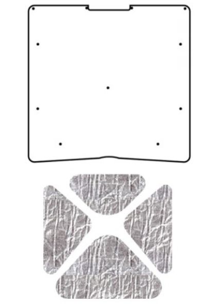 Picture of 1968-72 Nova QuietRide Solutions AcoustiHood Under Hood Cover Kit with Heatshield Panels and Installation Accessories