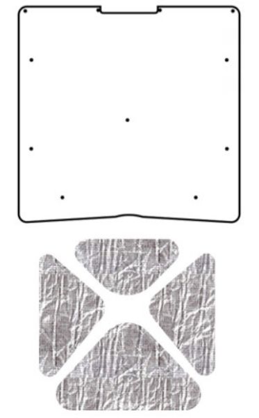 Picture of 1968-72 Chevrolet Nova QuietRide AcoustiHood Under Hood Cover Kit with Heatshield Panels and Installation Accessories