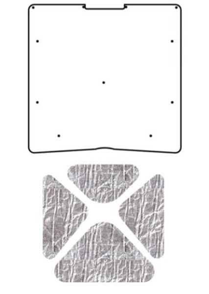 Picture of 1968-72 Nova QuietRide Solutions Under Hood Cover AcoustiHood Kit with Heatshield Panels and Installation Accessories