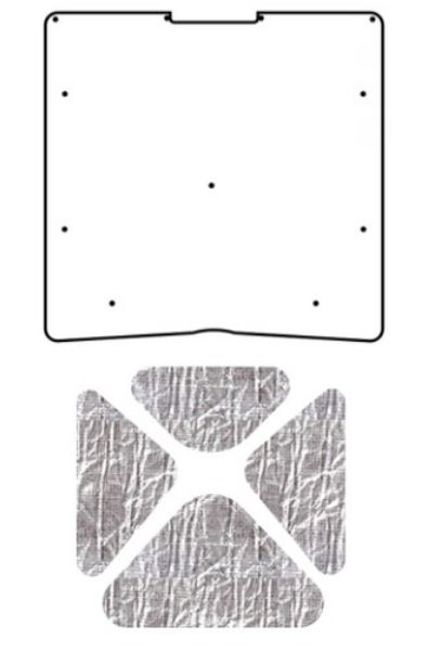 Picture of 1968-72 Nova QuietRide AcoustiHood Cover Kit with G - Heatshield Panels, Adhesive, and Installation Instructions